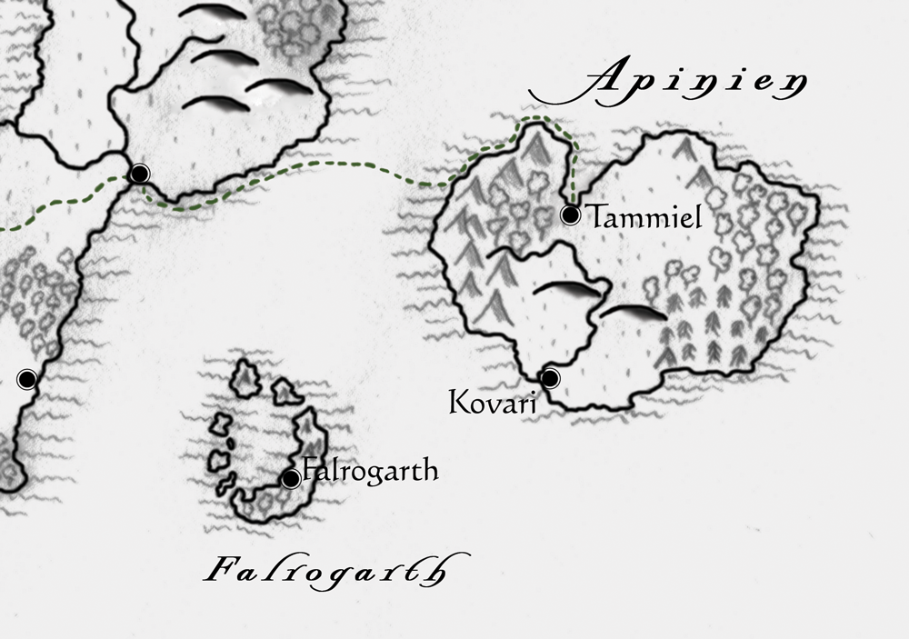 Karta: Apinien o Falrogarth