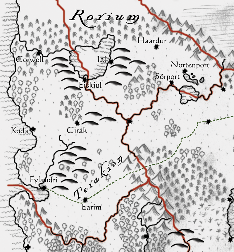 Karta: Terakien o Rorium
